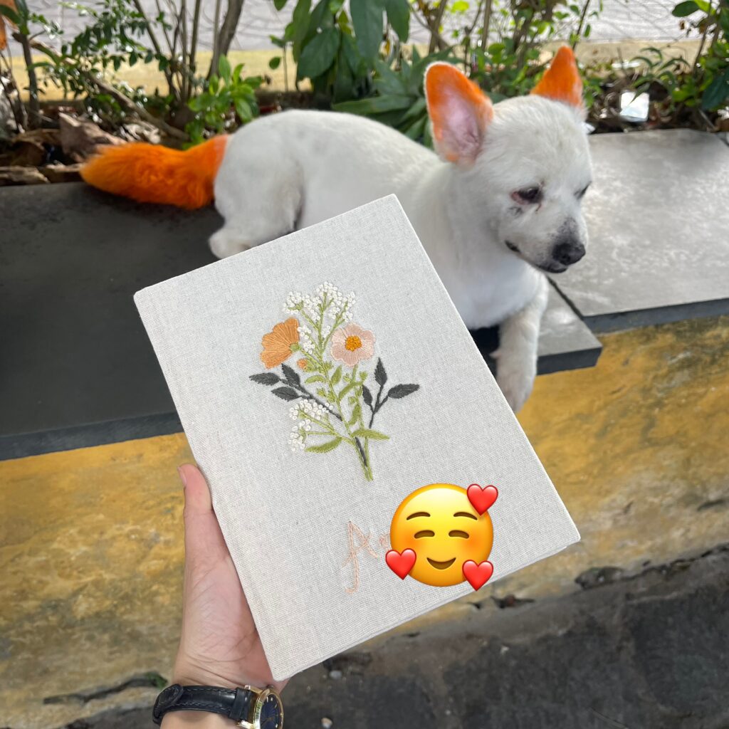 Sổ tay thêu handmade Hội An