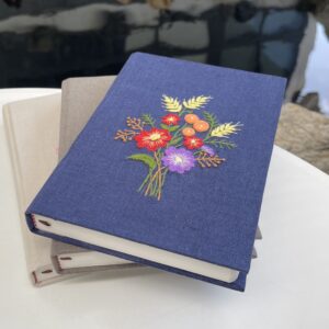 Wildflower Bouquet Hand-Stitched Notebook