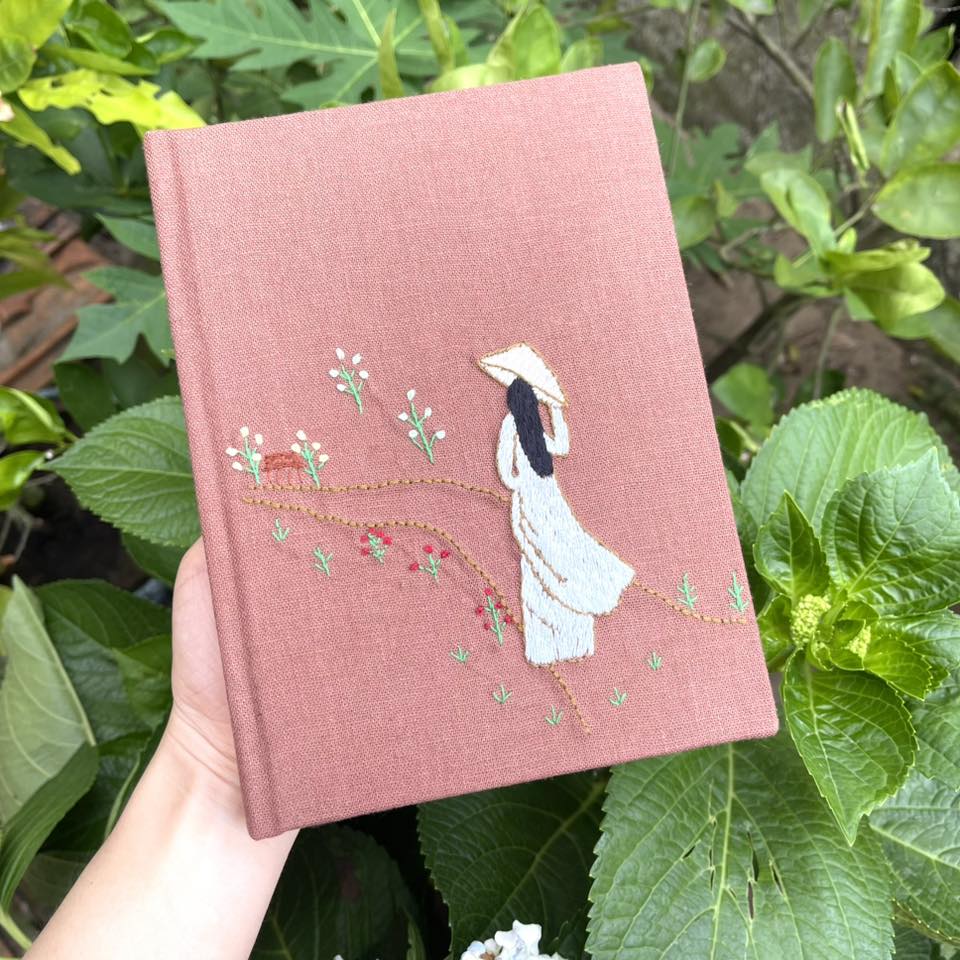 sổ tay thêu handmade 2